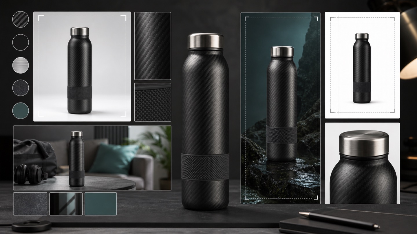 AI-productbeeldgenerator voor realistische en verkoopklare visuals - kwaliteitsreviewbeeld