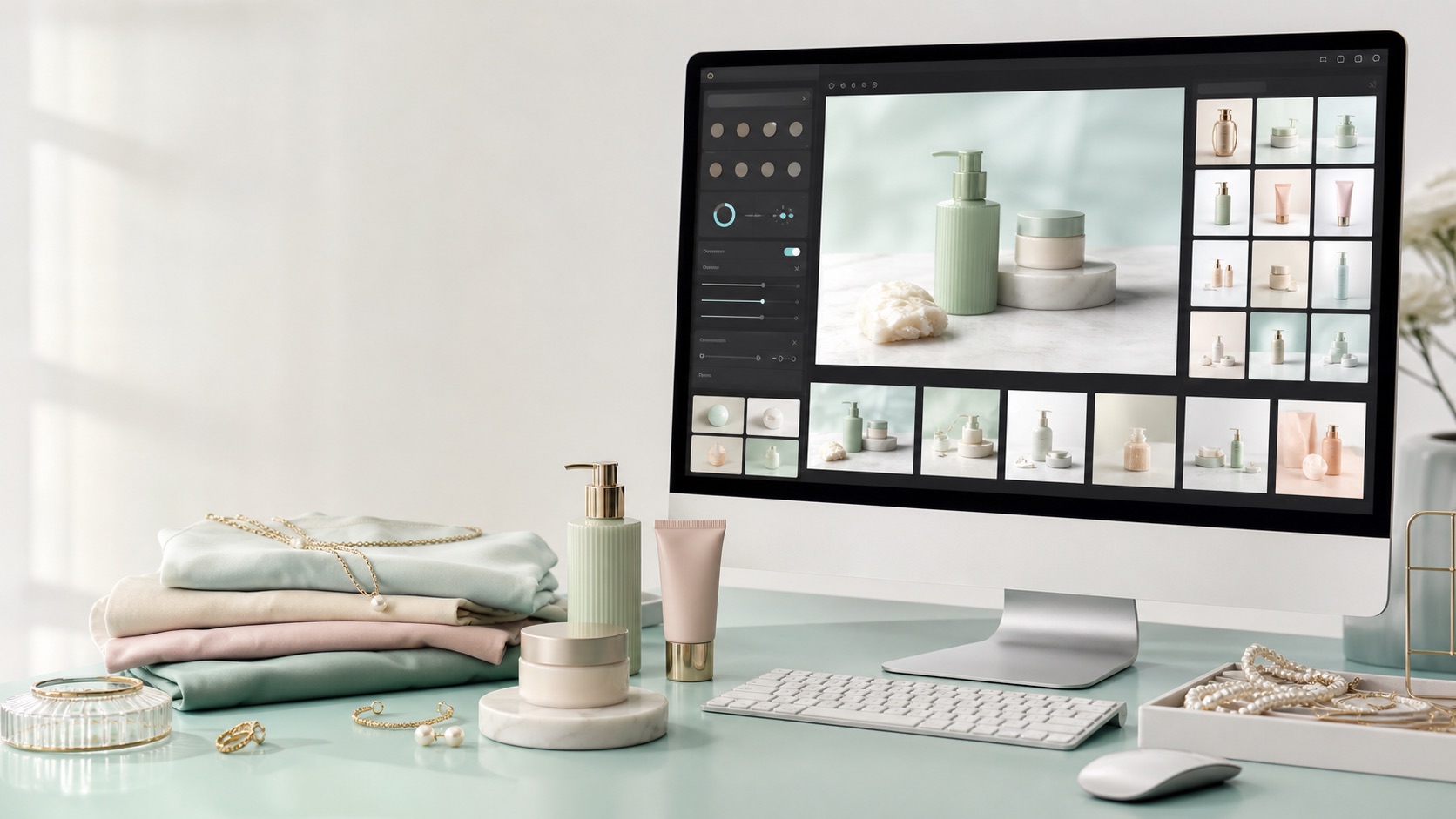 Software di fotografia prodotto AI per immagini ecommerce accurate - Rewarx Studio AI