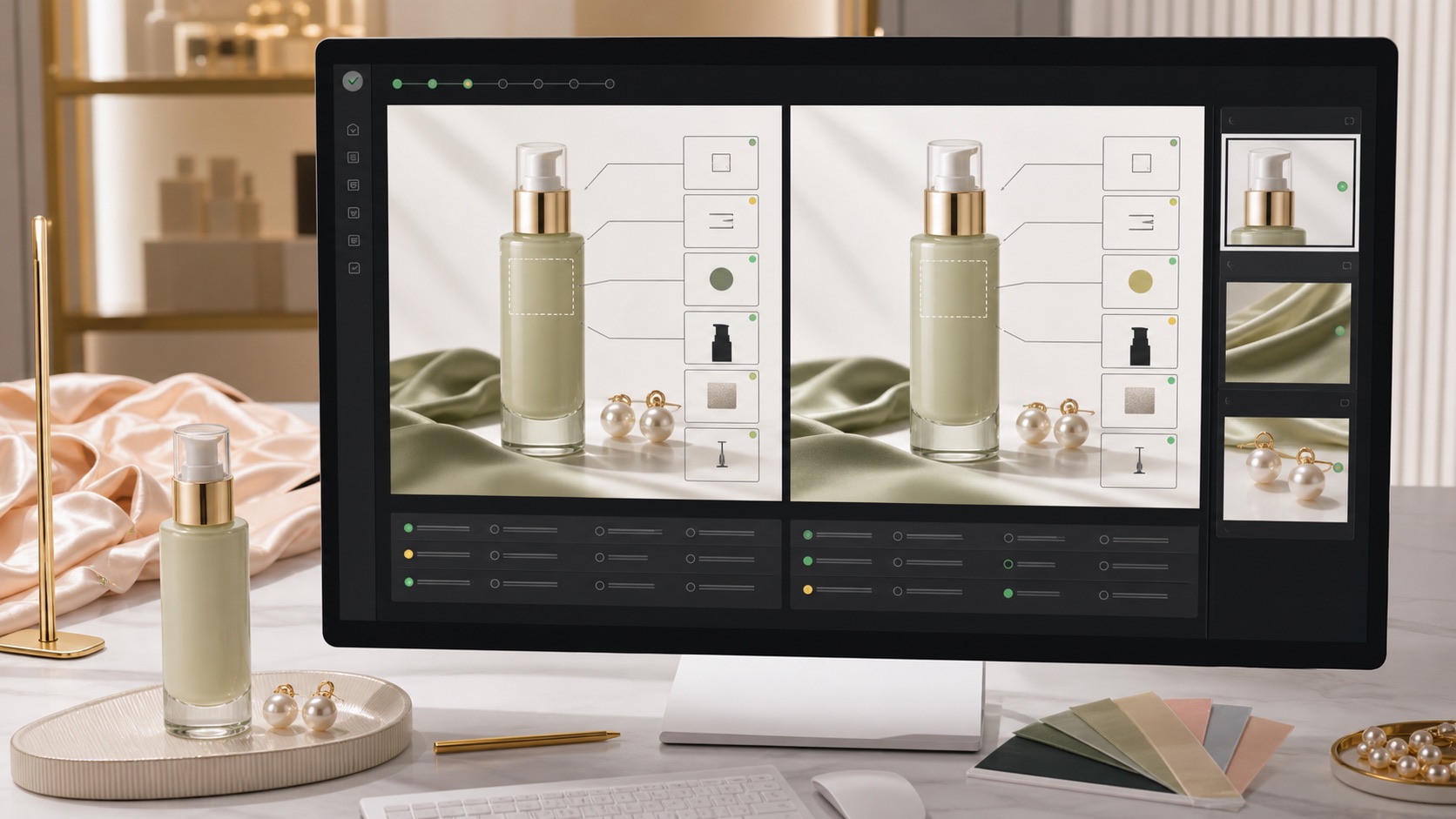 Software di fotografia prodotto AI | Rewarx Studio AI - Molti tool AI creano immagini belle, ma non asset commerciali affidabili.