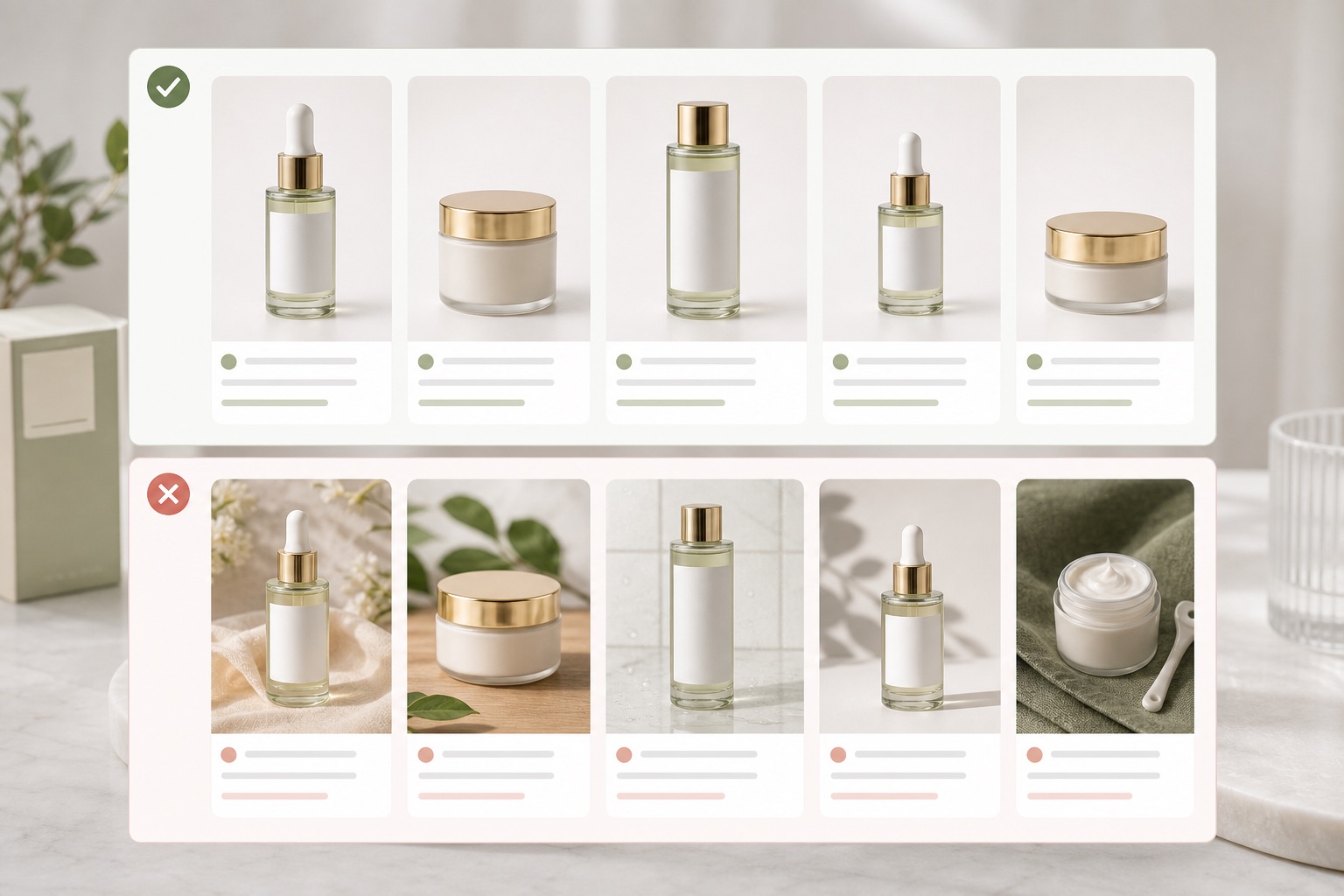 AI 商品攝影 Product Consistency | Rewarx Studio AI - 為什麼不一致的商品圖會傷害信任 AI 商品攝影 Product Consistency | Rewarx Studio AI - 為什麼不一致的商品圖會傷害信任