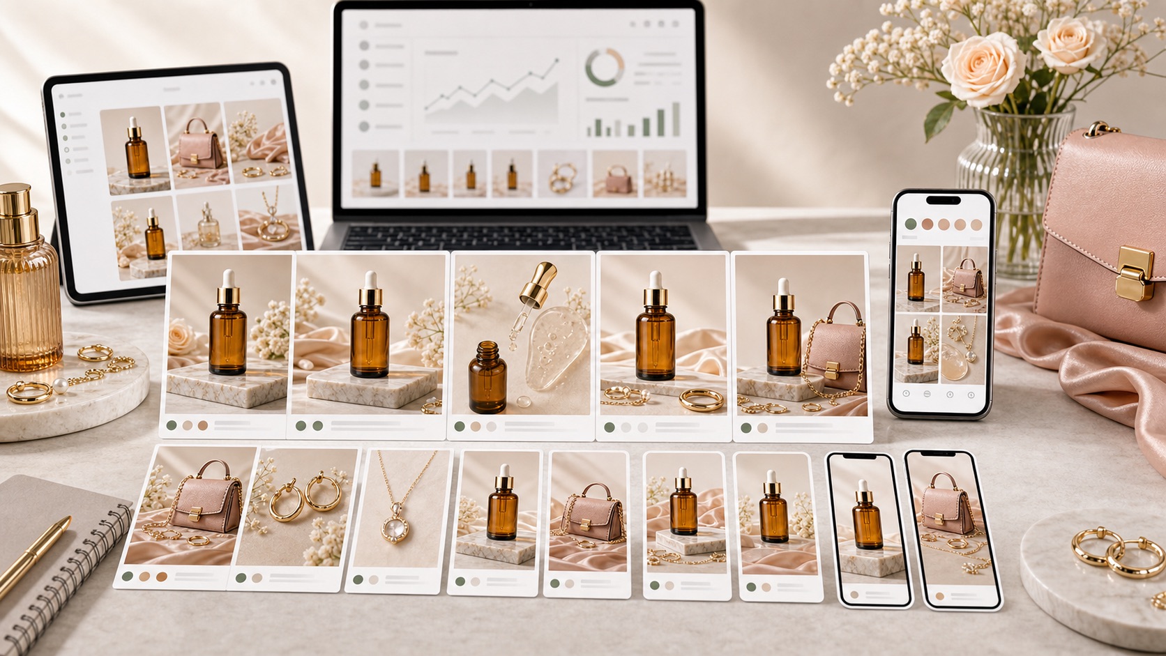 Trendy Fotografii Produktowej 2026 | Rewarx Studio AI - Zmień trendy 2026 w działający system obrazów ecommerce