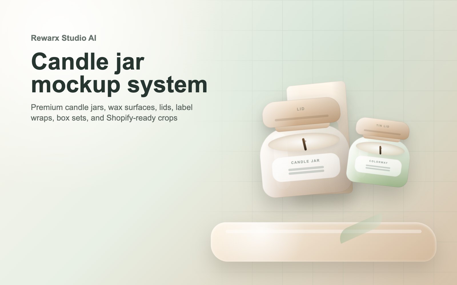 Rewarx Studio AI Generátor mockupů kelimku candle jar Shopify: Tvořte mockupy kelimku candle jar Shopify, kde je reálné SKU snadno kontrolovatelné Rewarx Studio AI Generátor mockupů kelimku candle jar Shopify: Tvořte mockupy kelimku candle jar Shopify, kde je reálné SKU snadno kontrolovatelné