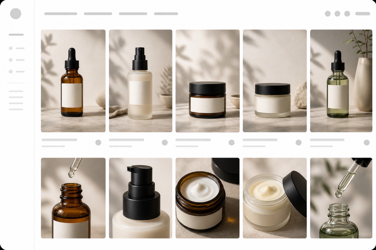 Ecommerce listing example for AI modely pro Shopify obchody
