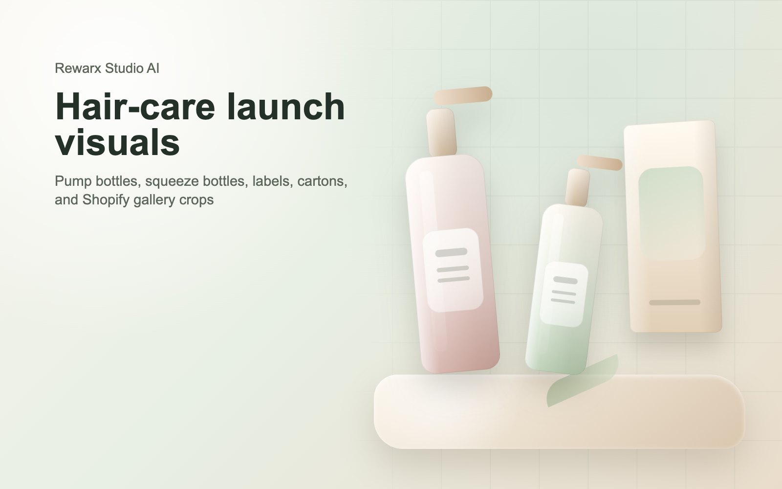 Rewarx Studio AI Gerador de mockups de frascos de frasco de shampoo Shopify: Onde mockups de frasco de shampoo ajudam a vender no Shopify